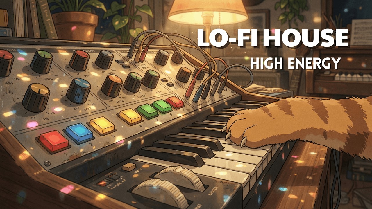 Rhythmic Lo-fi House Mix | High Energy | Focus House