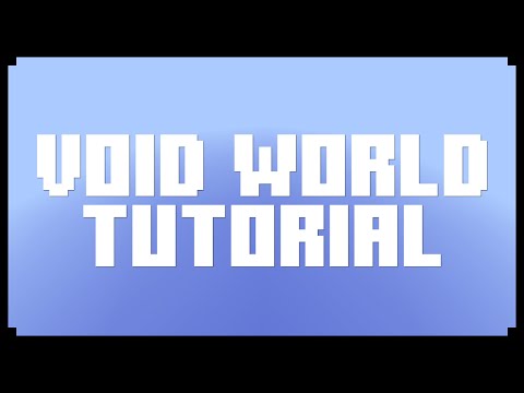 Minecraft: Void World Tutorial! (Minecraft Tips/Tricks) | iJevin