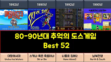 추억의 도스 게임 Best 52 ㅣ Dos Game