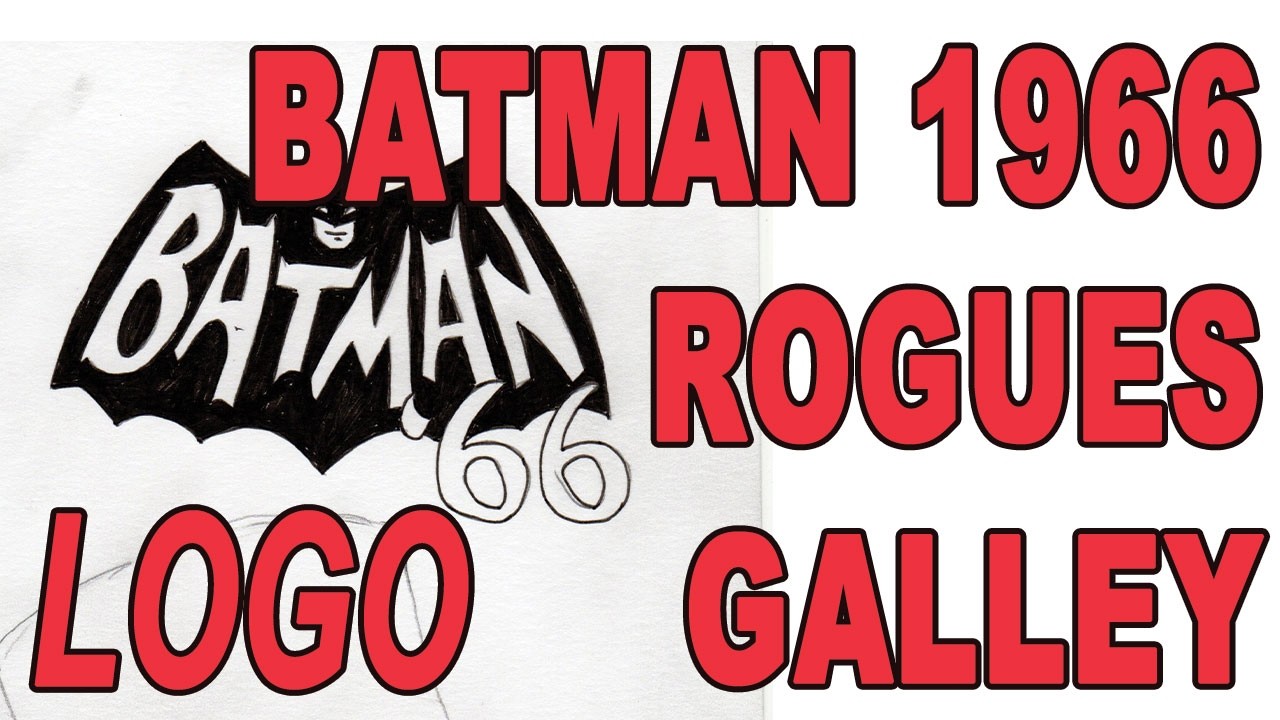 Batman 1966 Rogues Gallery Part 1, The Batman TV Logo - YouTube