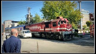 Tcdd De 22053 Güney Ekspresi̇ Di̇yarbakir Tren Garina Gi̇ri̇ş Yapiyor Southern Express Di̇yarbakir