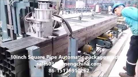 10inch Automatic ERW Steel Pipe Stacking and Package Machine