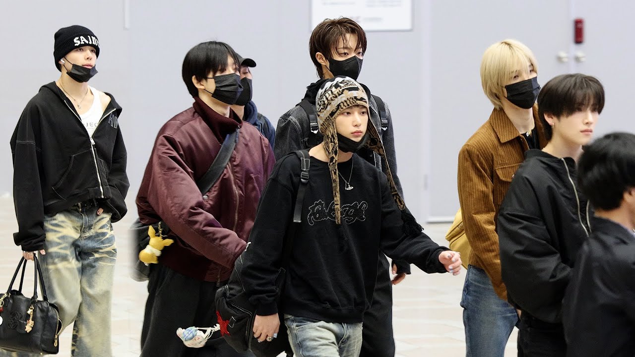 앤팀(&TEAM) 김포공항 출국 (Gimpo Airport Departure) 직캠 | 251110