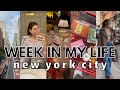 WEEK IN MY LIFE IN NYC | working in fashion, gathering life, &amp; hanging with friends