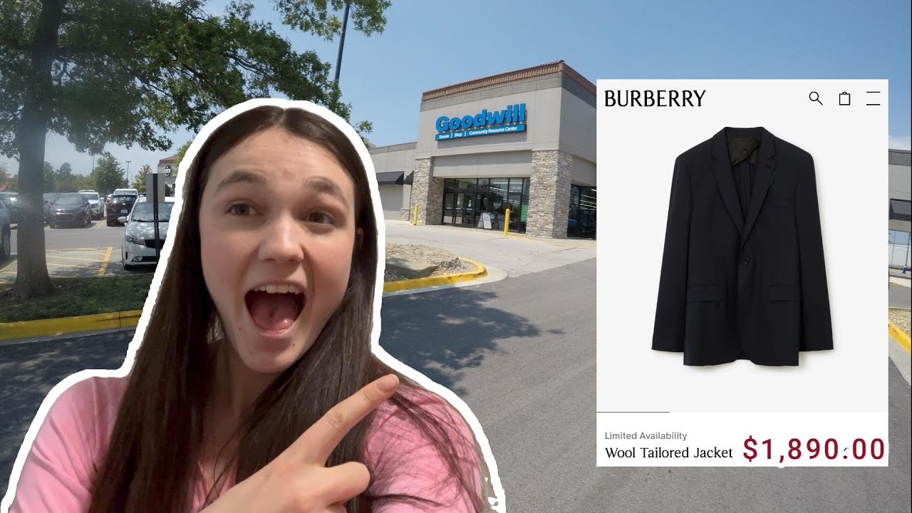 I Found Burberry at Goodwill!