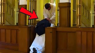 Hidden camera films what the priest does with the nun at night. It will SHOCK you!