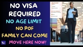 No Visa Required To The Usa From This Country  No Age Limit 0 Application Fee