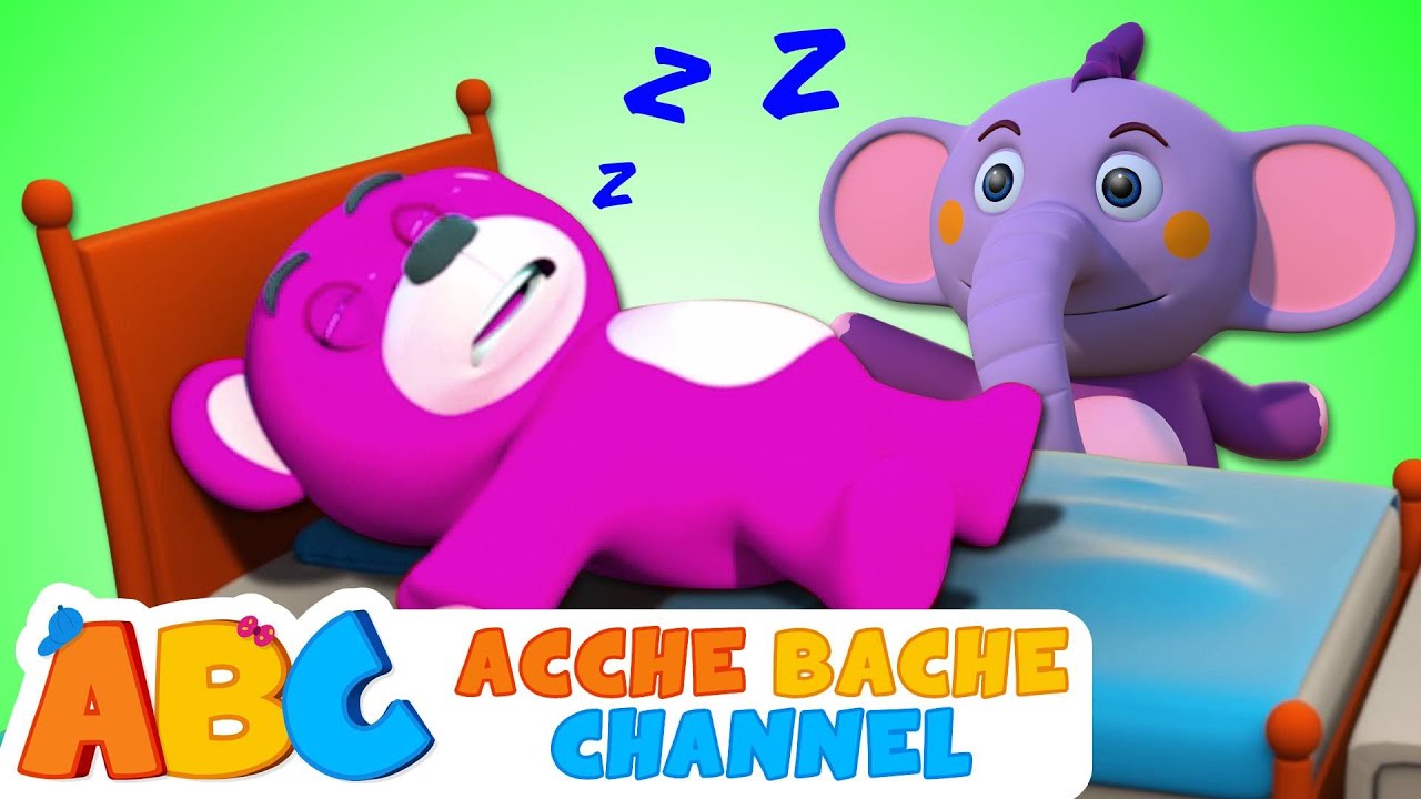 ⁣ABC Hindi | Colorful Teddy Bears- रंग सीखें हिंदी में | Hindi kids songs | Acche Bache Channel