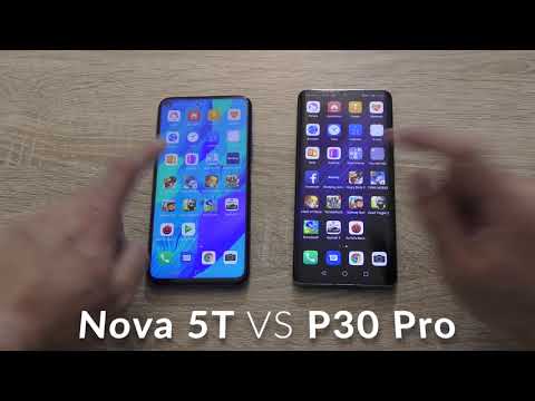 Huawei Nova 5T vs Huawei P30 Pro: Comparison - speed test and comparison