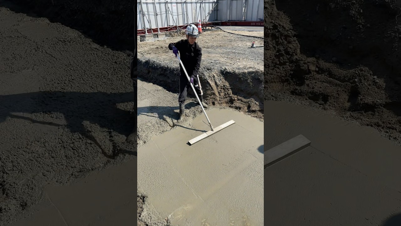 LEVELING OF  FOOTING WORK BUILDING BASE FOUNDATION