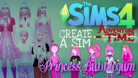 Sims 4 Create A Sim (CAS) - Adventure Time Princess Bubblegum