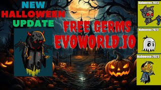 NEW HALLOWEEN EVENT! | FREE GERMS AND SKINS+ New Exp Code | EvoWorld.io