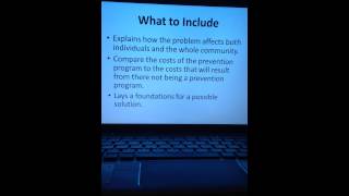 Grand Writing Needs Statement