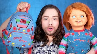 CHUCKY Loungefly Backpack Unboxing and Review - Child's Play Good Guys Mini Backpack