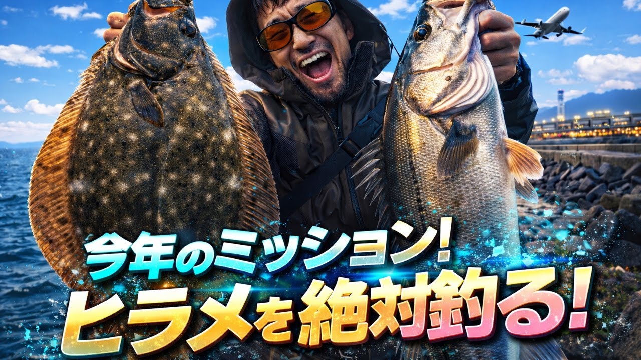釣り配信】今年の最大ミッション！ルアーでヒラメをGETしたいぜ