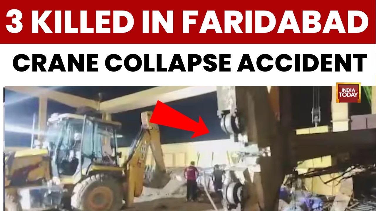Breaking News: Crane Collapses at Faridabad-Jewar Expressway Site Amid  Storm, Killing 3