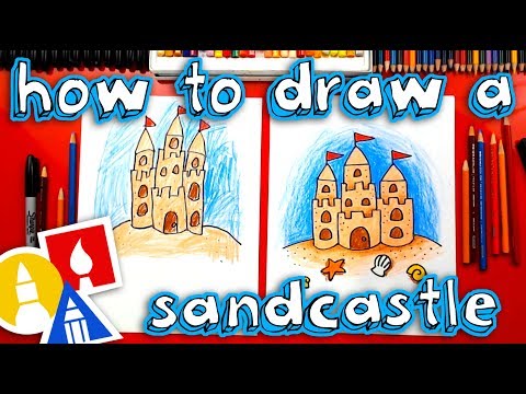 How To Draw A Sandcastle