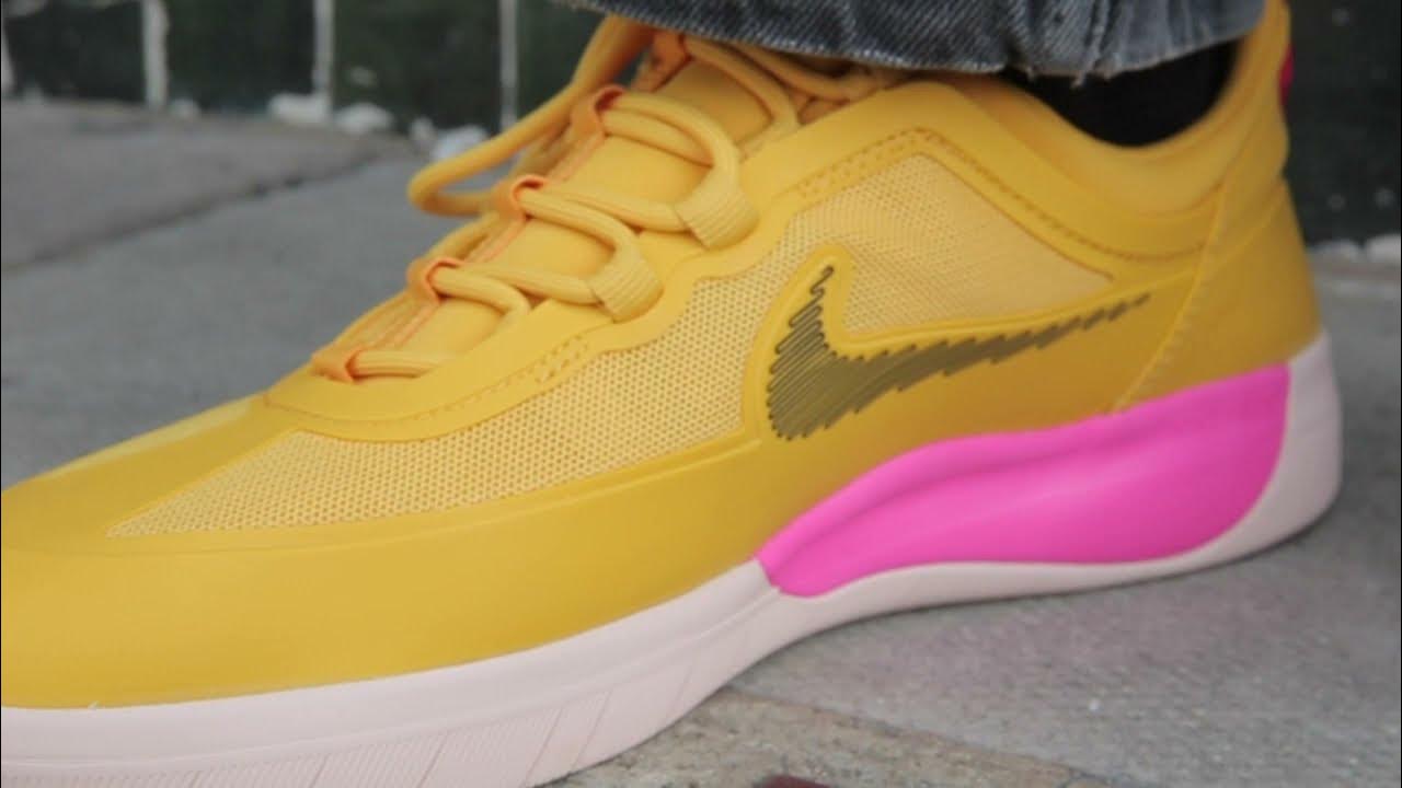Nike SB Nyjah Free 2 Pollen Shoes Bored -