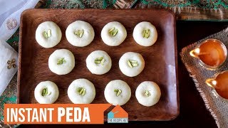 Instant Peda Recipe | Milk Fudge I Peda Instant Pot | Milk Powder and Condensed Milk Peda