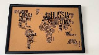 Stylish Pinboard World Letters: Transform Your Space with Function and Flair