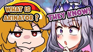 Biboo tries to guess Kaela on Akinator
