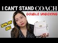 I CAN'T STAND COACH | DOUBLE UNBOXING | 30% OFF SALE | PARKER