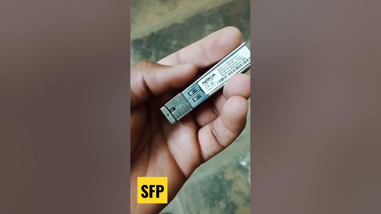 SFP kya hoti hai? Optical me iska use kyu hota hai? YouTube