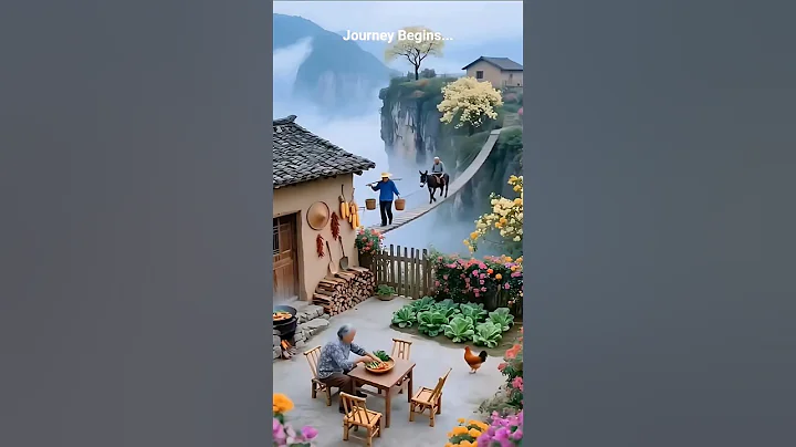 Peaceful Village Life on the Edge | Stunning Mountain Views & Serenity 🌄🏡 #VillageLife #Nature thumbnail