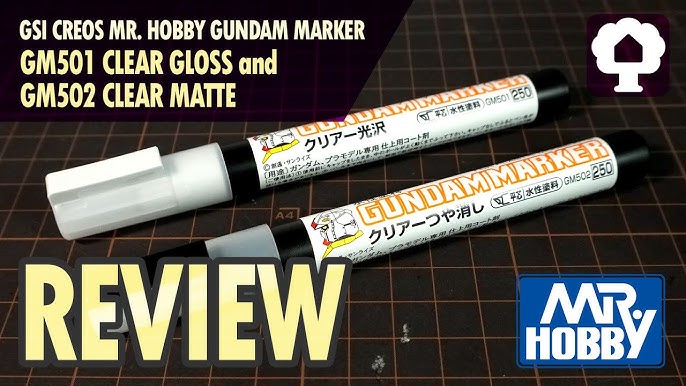 Mr. Hobby GMS122 Gundam Marker Panel Line Accent Set Paint Color Pen 6pcs  Bandai