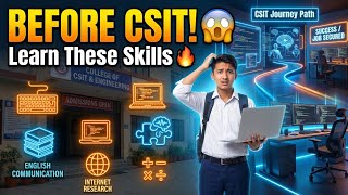 Skills You MUST Learn Before Joining CSIT #bsccsit #csitinnepal #coding #nepalistudent #itstudent