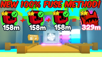 NEW *OP* FUSING METHOD TO GET RB TECHNO CAT LEGENDARY WITH 100% CHANCE! | Roblox Pet SImulator X