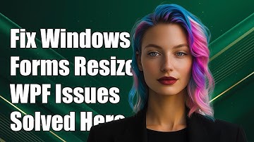 Fixing Windows Forms Resizing Issues After Loading WPF Applications