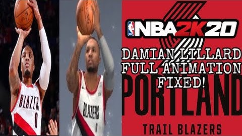 Damian Lillard Full Animation Fixed | NBA 2K20 Mobile