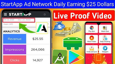 Daily Earn $25 Dollar।।StartApp Ad Network।।Startapp Payment Method।।Bangla tutorial।।Income BD।।