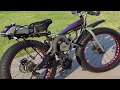 Custom Motorized Fat Tire Bike With Jackshaft Kit Explained