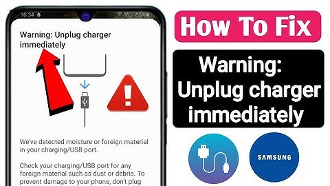 Samsung Mobile A34/A54/A35 /A55 Charging Issue | Warning:Unplug Charger Immediately issue solved