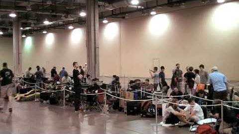 Quakecon 2009 Setup - BYOC Line