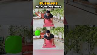 Fix Your Push-Ups in 5 Seconds | Prevent Shoulder pain 🔥 #pushups #fitness #exercise