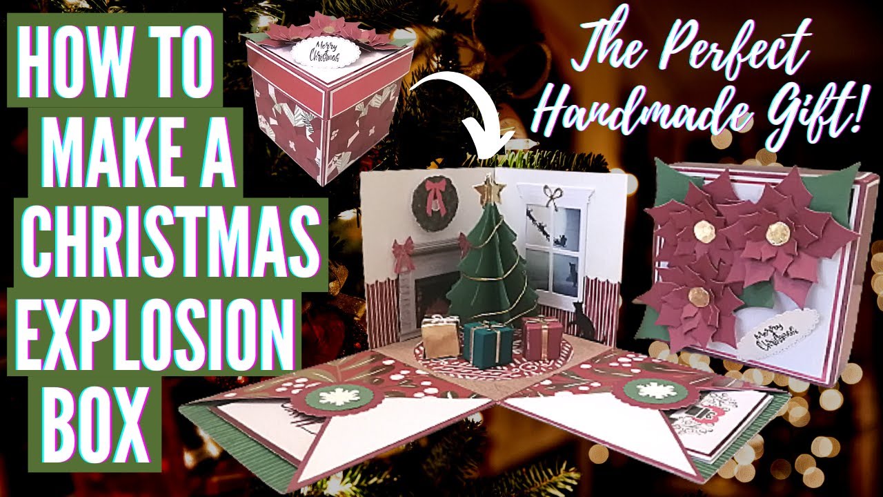 How to Make an Explosion Box Christmas Card