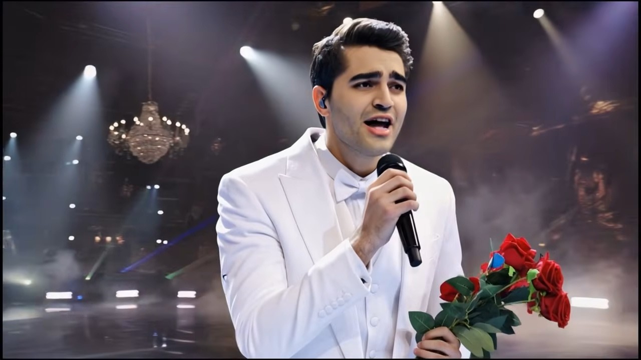 Esta vez, Mert subió al escenario con flores en la mano y declaró su amor por Afra frente a todos.