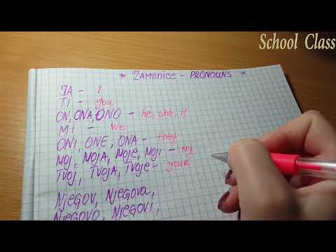 Srpski/Engleski – ZAMENICE / PRONOUNS