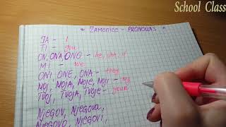 Srpskiengleski - Zamenice Pronouns