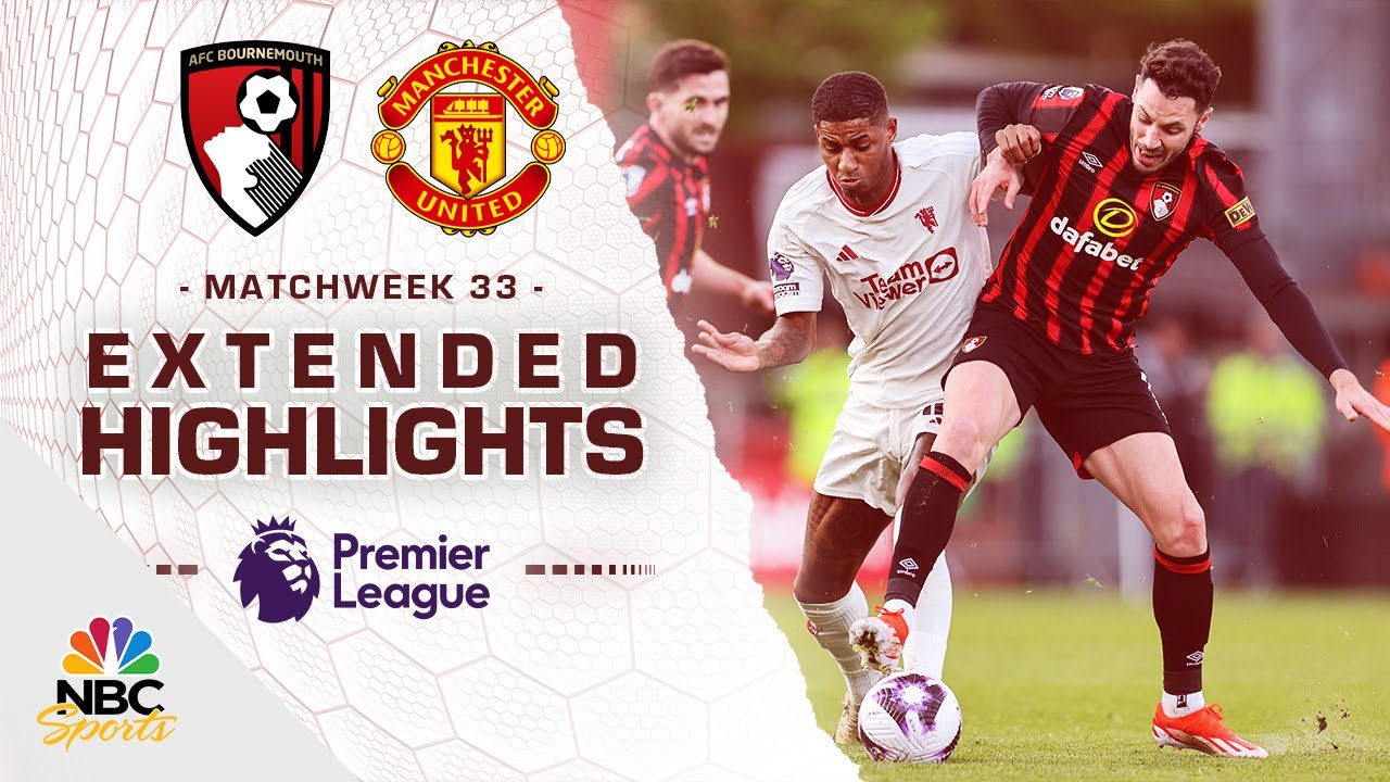 Bournemouth v. Manchester United | PREMIER LEAGUE HIGHLIGHTS | 4/13/2024 | NBC Sports