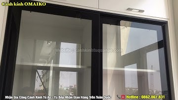 Cánh Kính Tủ Tài Liệu Cửa Lùa 2 Cánh - Hiện Đại Sang Trọng -Nhận Gia Công Cánh Kính Tủ Áo 0862861831