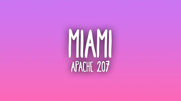 Apache 207 - Miami