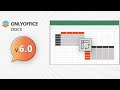 ONLYOFFICE Docs v6.0: live workshop by Alina Krivosheeva