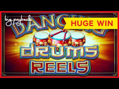 AWESOME NEW GAME! Dancing Drums Reels Slot - HUGE WIN!