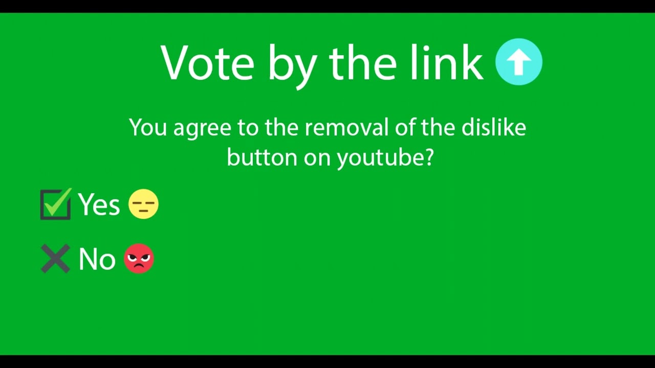 You agree to the removal of the dislike button on youtube?