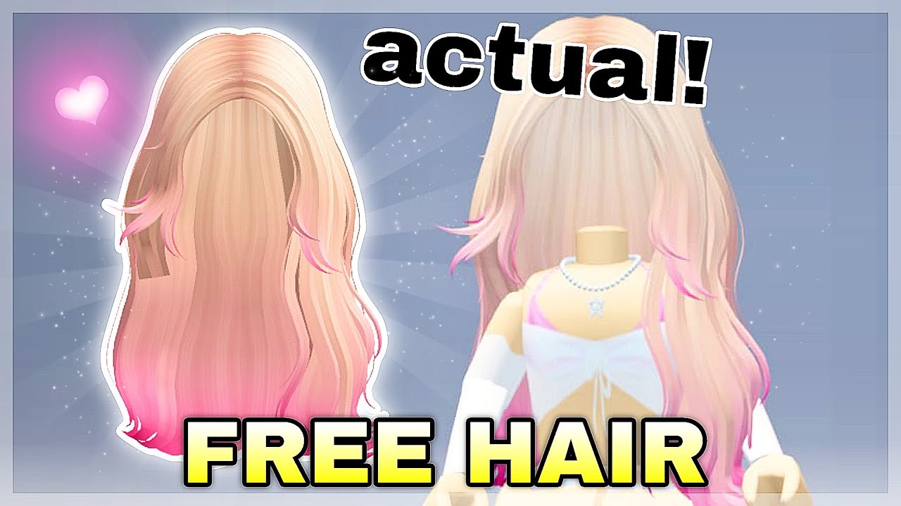 HURRY! FREE HAIR ON ROBLOX! (pink & blonde) -  in 2023