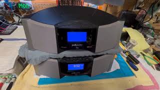 Two Polk I-Sonic ES2 radios disassembly diagnosis repair
